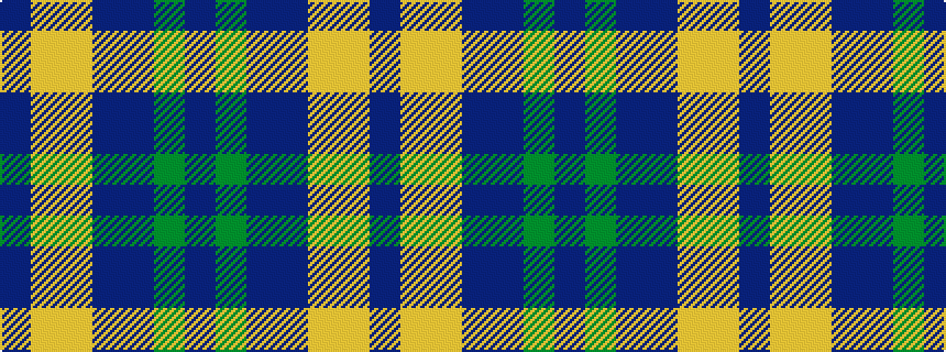 idealised woven sample of pattern BGBBYYB