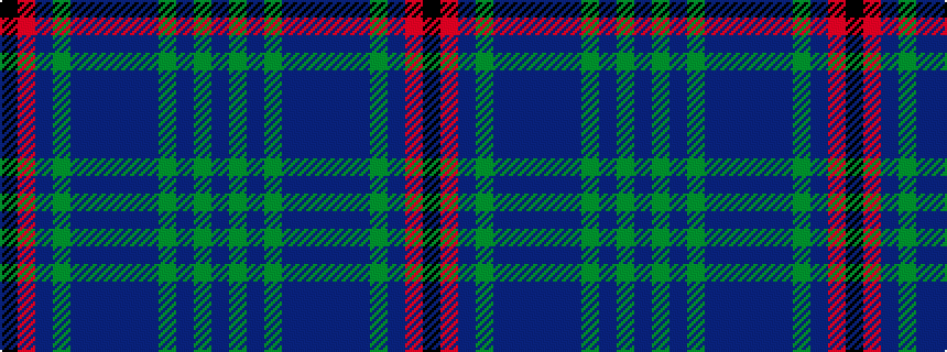 idealised woven sample of pattern BGBGBBBBBGBRK