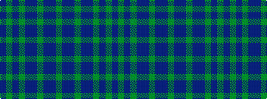 idealised woven sample of pattern BGBGBBGBBG