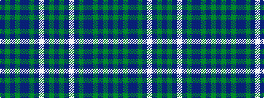 idealised woven sample of pattern BGBGBBGBWBGB