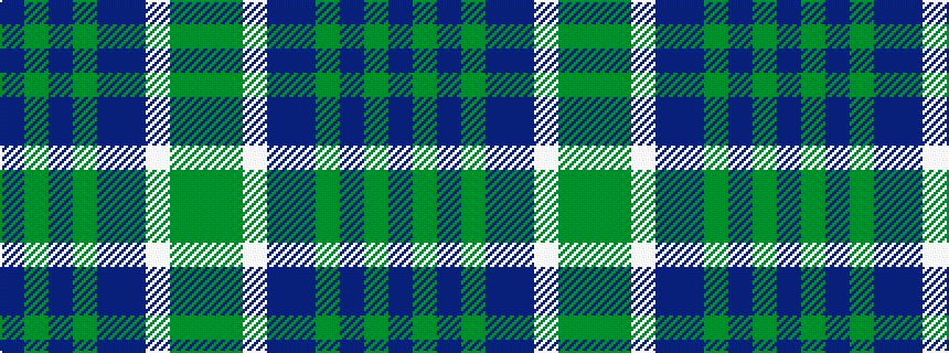 idealised woven sample of pattern BGBGBBWGG