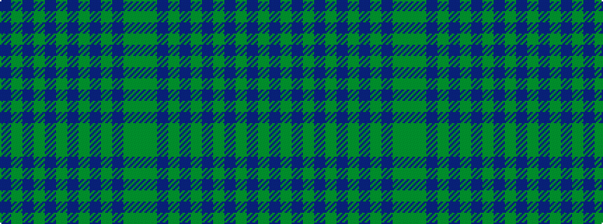idealised woven sample of pattern BGBGBGBGBGBGG