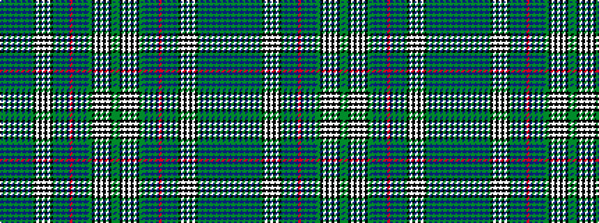 idealised woven sample of pattern BGBGBGBGBGBGKWKWKWKGBGBGBRBGBGBGGKWKWKWKGG
