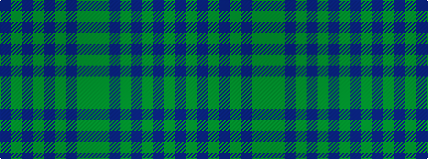 idealised woven sample of pattern BGBGBGBGG