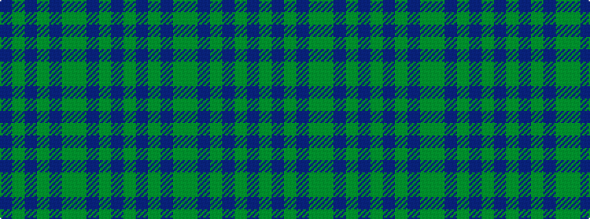 idealised woven sample of pattern BGBGBGGBGBG