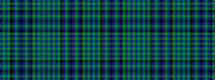 idealised woven sample of pattern BGBGBGKBGBKBGBKGBGB