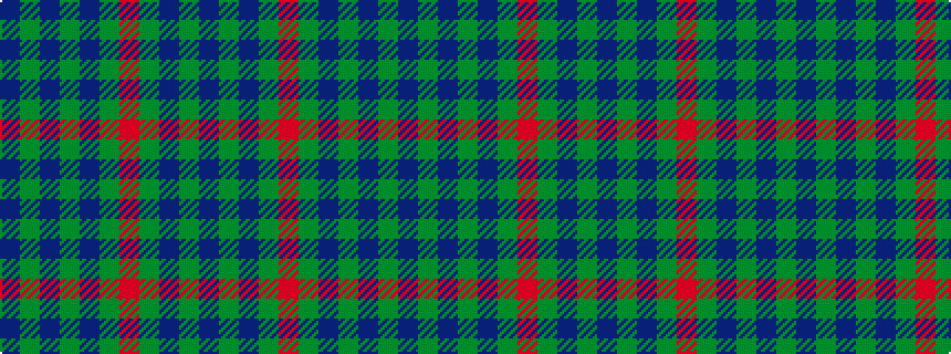 idealised woven sample of pattern BGBGBGRGBGB