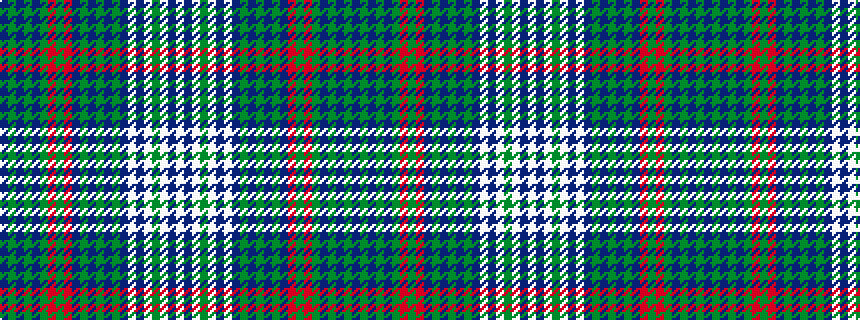idealised woven sample of pattern BGBGBGRGRBGBGBGBWBWGWBW