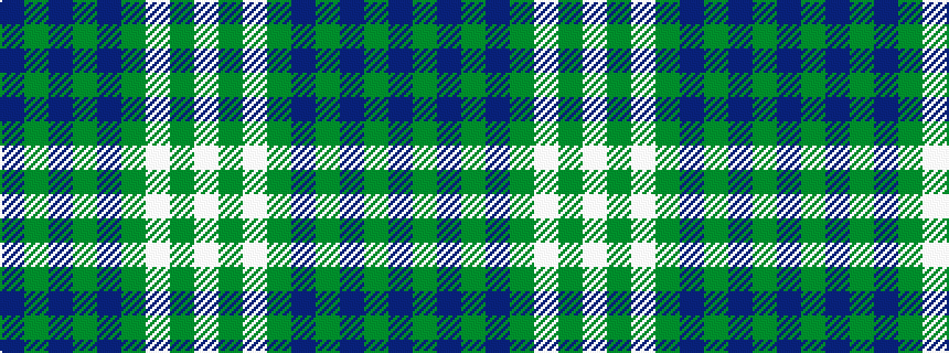 idealised woven sample of pattern BGBGBGWGW