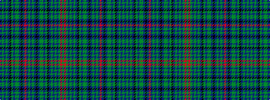 idealised woven sample of pattern BGBGBKGBGGBKBRBGBGBKBGGBGKBGBGBGRG