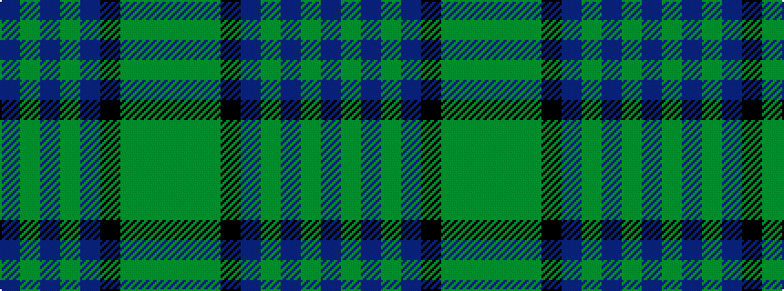 idealised woven sample of pattern BGBGBKGGG