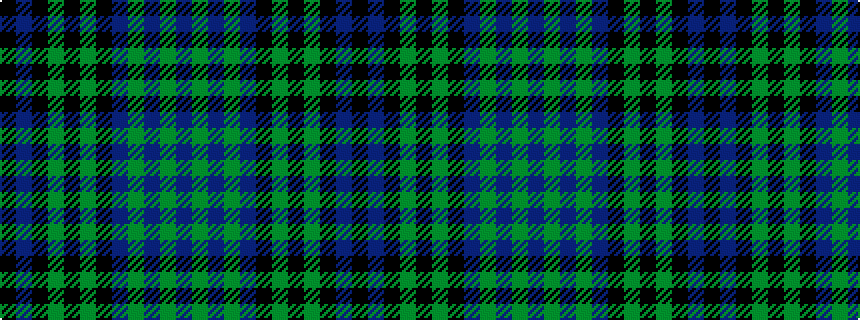 idealised woven sample of pattern BGBGBKGKGKBK