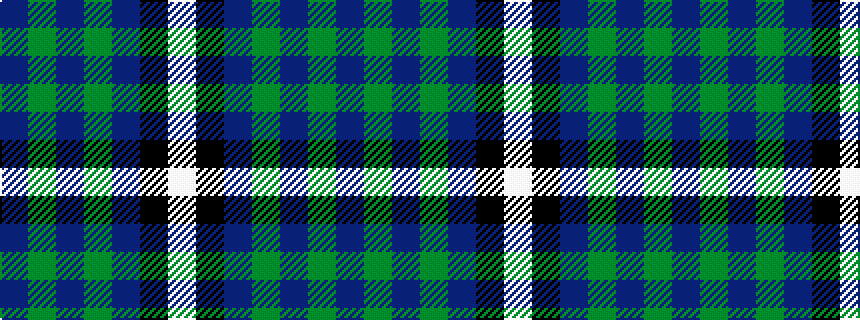 idealised woven sample of pattern BGBGBKW