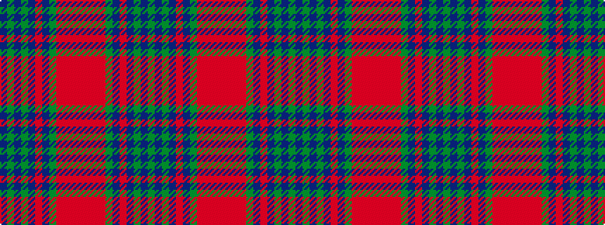 idealised woven sample of pattern BGBGBRBGRRRRRRRGBRBGBG