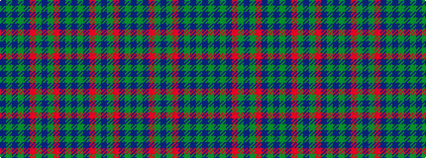 idealised woven sample of pattern BGBGBRGBGRBGBGBRGB