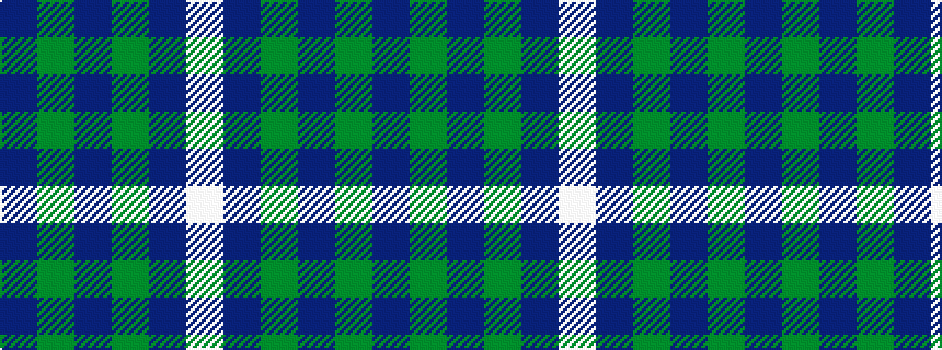 idealised woven sample of pattern BGBGBW