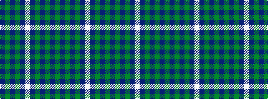 idealised woven sample of pattern BGBGBWBGBGBG