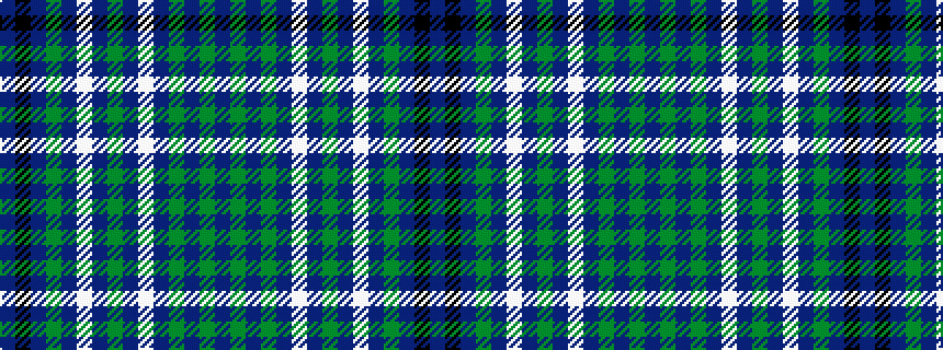 idealised woven sample of pattern BGBGBWBGBWBGBKB