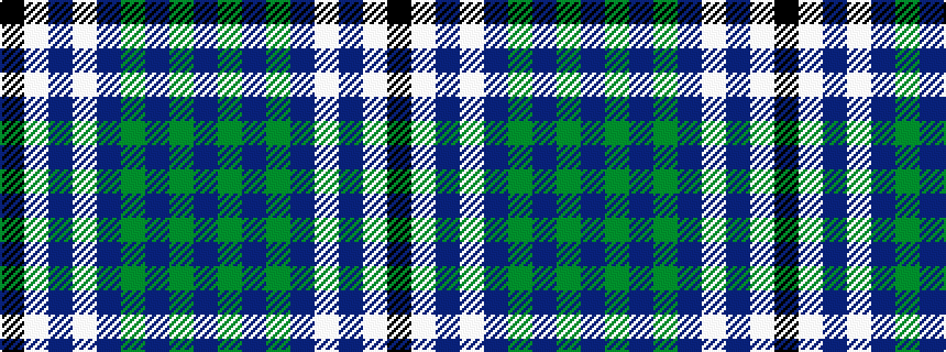 idealised woven sample of pattern BGBGBWBWK