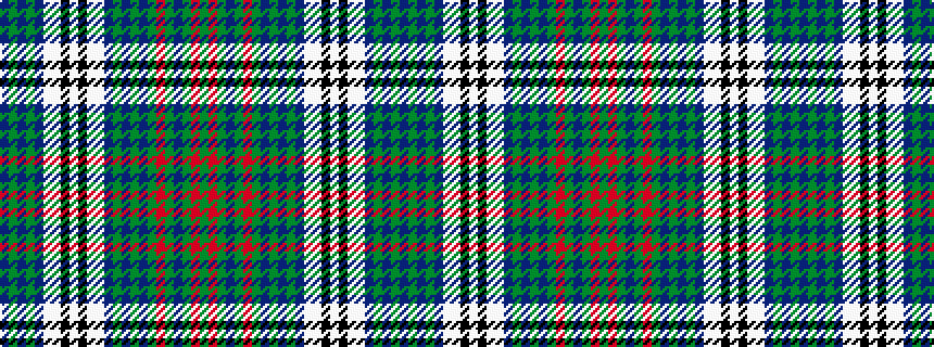idealised woven sample of pattern BGBGBWWKWKWWBGBGBGRGBGRG