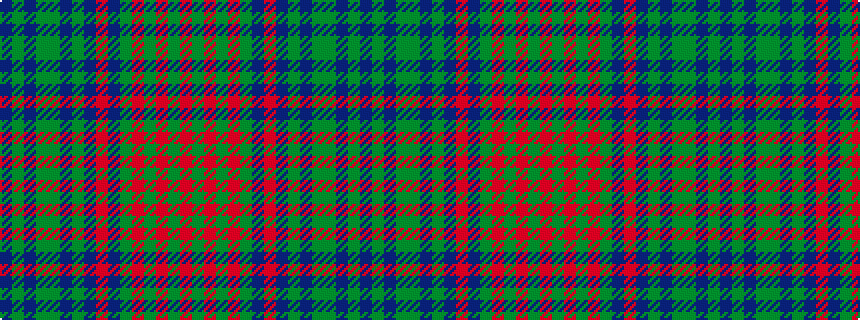 idealised woven sample of pattern BGBGGBGBRBGRGRGR