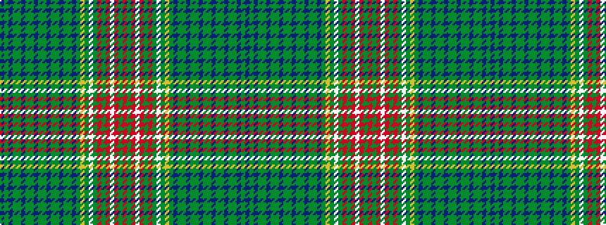 idealised woven sample of pattern BGBGGBGGBGGBGGBGGBGYGWGRGRWRGR