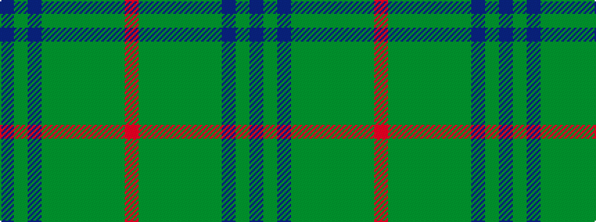 idealised woven sample of pattern BGBGGGGGGR