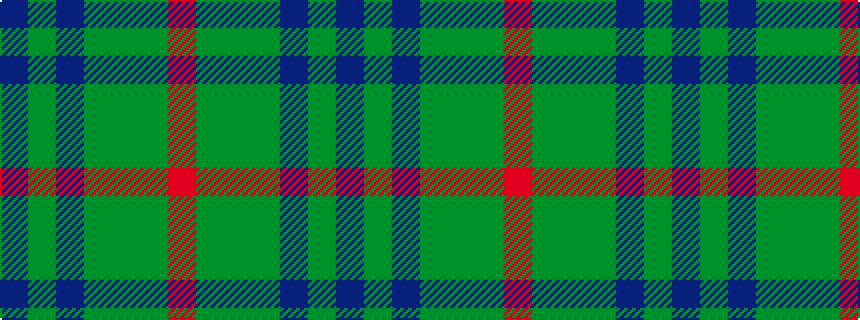 idealised woven sample of pattern BGBGGGR