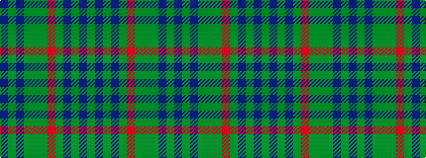 idealised woven sample of pattern BGBGGGRGBGBG