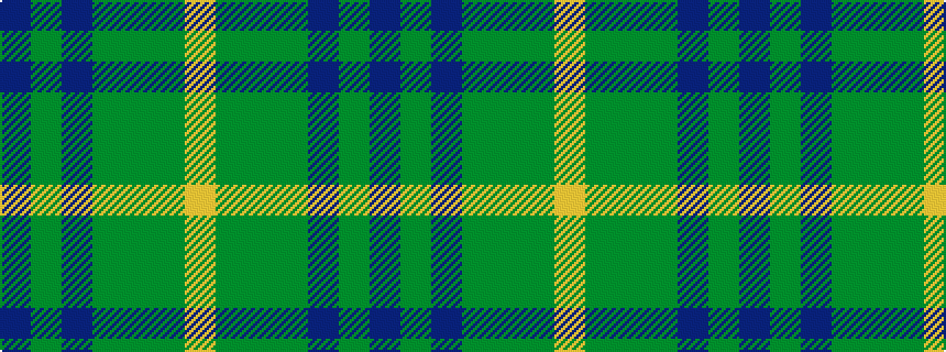 idealised woven sample of pattern BGBGGGY