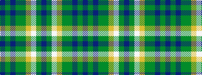 idealised woven sample of pattern BGBGGYWGB
