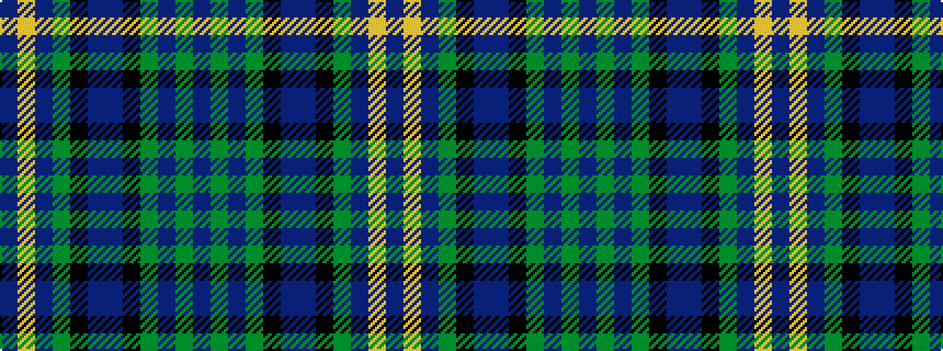 idealised woven sample of pattern BGBGKBBKGBYB