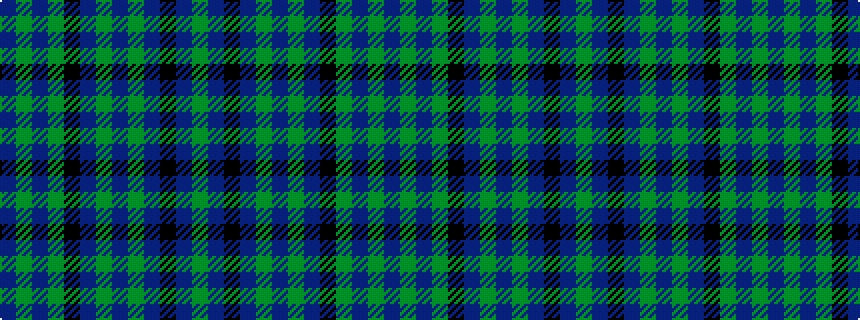 idealised woven sample of pattern BGBGKBGBGBKBG