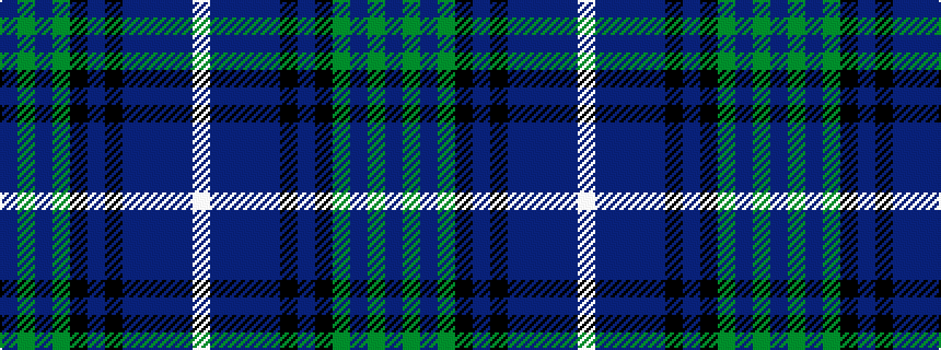 idealised woven sample of pattern BGBGKBKBBBBW