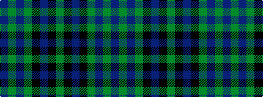 idealised woven sample of pattern BGBGKBKG