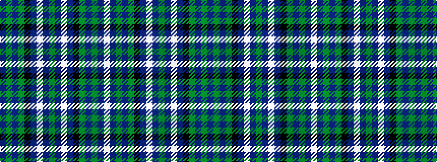 idealised woven sample of pattern BGBGKBWBGBWBKGBGBW