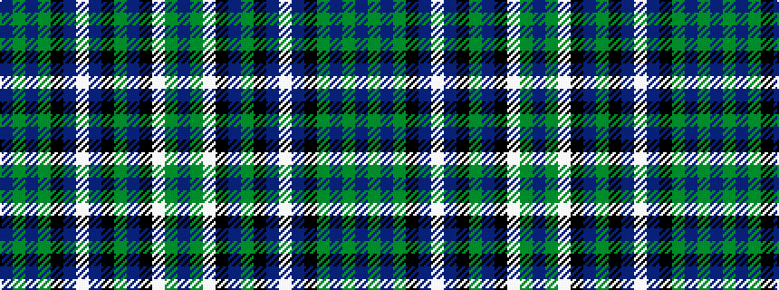 idealised woven sample of pattern BGBGKBWBKGBKWGB