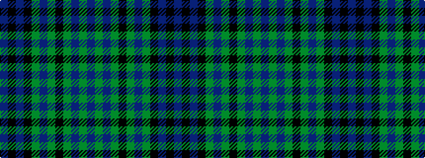 idealised woven sample of pattern BGBGKGBGKBKB