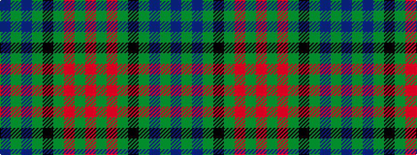 idealised woven sample of pattern BGBGKGRGR