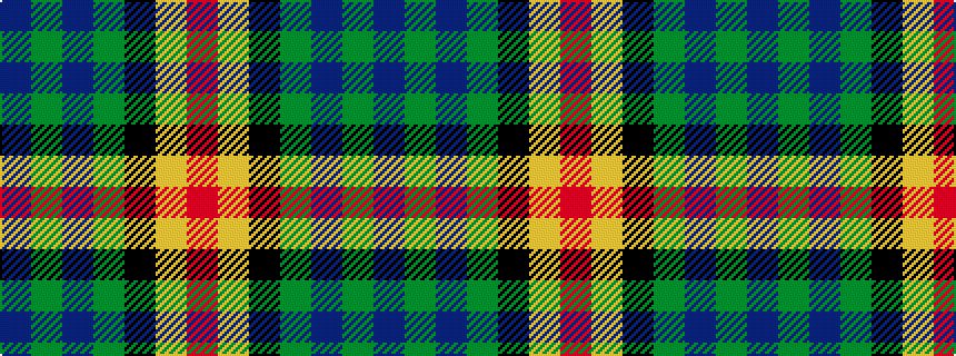 idealised woven sample of pattern BGBGKYR