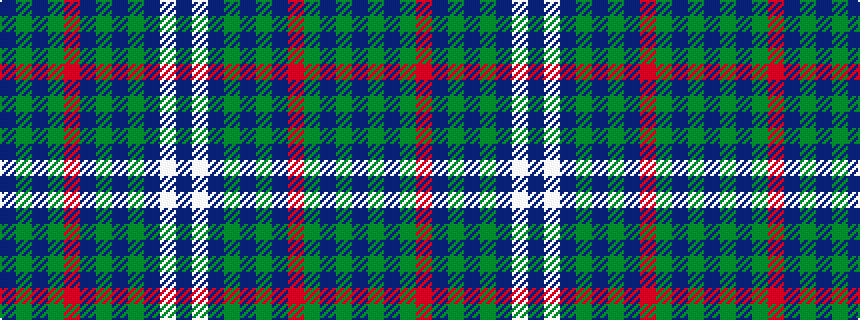 idealised woven sample of pattern BGBGRBGBGBWB