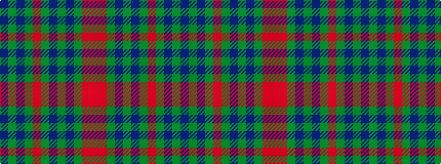 idealised woven sample of pattern BGBGRGBGBGRR