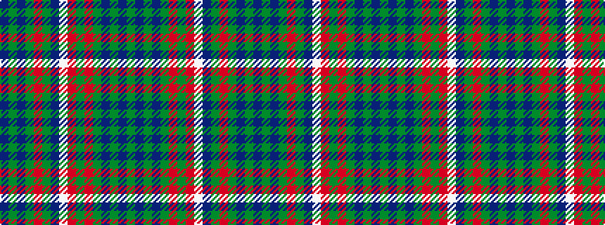 idealised woven sample of pattern BGBGRGBWRGRGBGBG