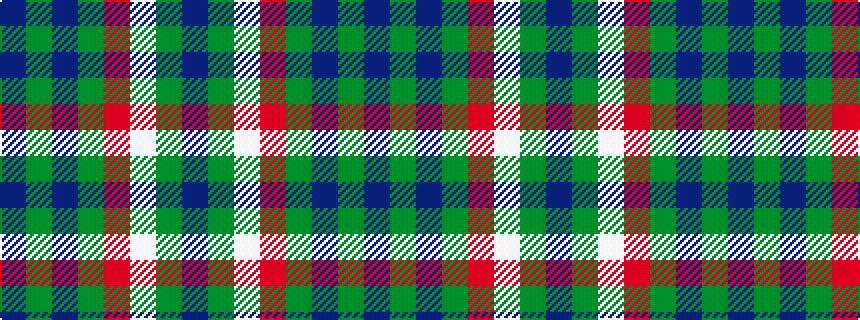 idealised woven sample of pattern BGBGRWGB