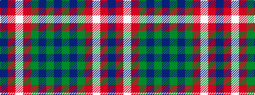 idealised woven sample of pattern BGBGRWRB