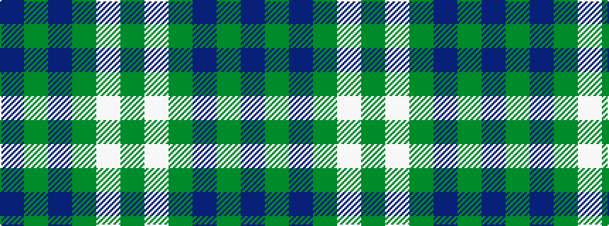 idealised woven sample of pattern BGBGWG