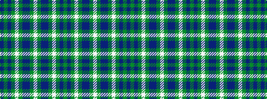 idealised woven sample of pattern BGBGWGBBGWGBBGWGBG