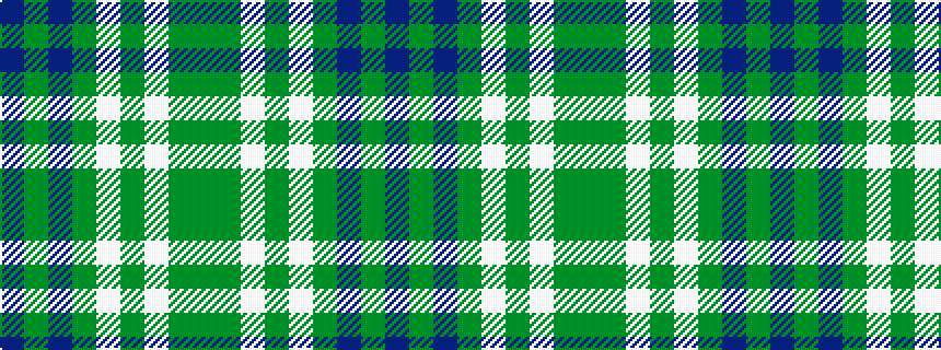 idealised woven sample of pattern BGBGWGWGG