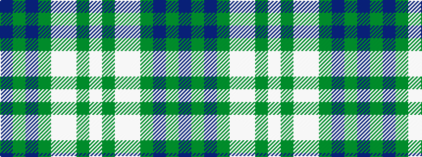 idealised woven sample of pattern BGBGWWGW