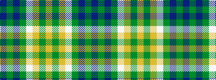 idealised woven sample of pattern BGBGWYGY
